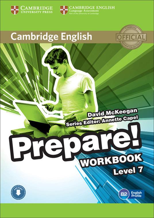 Cambridge English Prepare! Level 7 Workbook with Audio - David McKeegan - cover