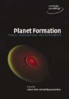 Planet Formation: Theory, Observations, and Experiments - Wolfgang Brandner - cover