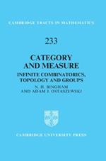 Category and Measure: Infinite Combinatorics, Topology and Groups
