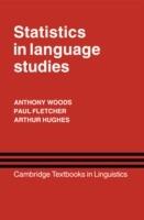 Statistics in Language Studies - Anthony Woods,Paul Fletcher,Arthur Hughes - cover