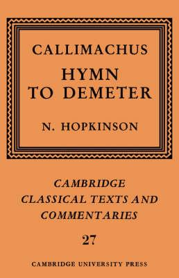 Callimachus: Hymn to Demeter - Callimachus - cover