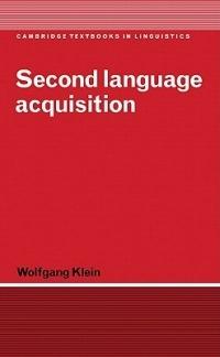 Second Language Acquisition - Wolfgang Klein - cover