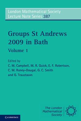 Groups St Andrews 2009 in Bath: Volume 1 - cover