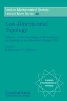 Low-Dimensional Topology - cover