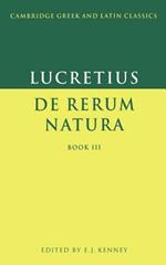 Lucretius: De Rerum Natura Book 3