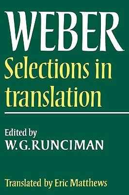 Max Weber: Selections in Translation - Max Weber - cover