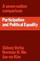 Participation and Political Equality: A Seven-Nation Comparison - Sidney Verba,Norman H. Nie,Jae-on Kim - cover