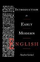 Introduction to Early Modern English - Manfred Goerlach - cover