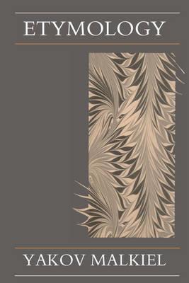 Etymology - Yakov Malkiel - cover