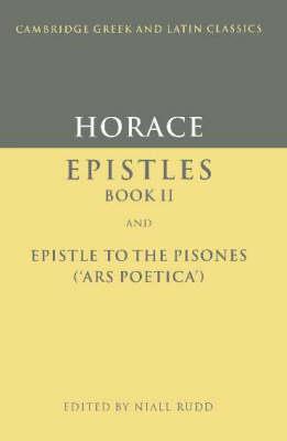 Horace: Epistles Book II and Ars Poetica - Horace - cover