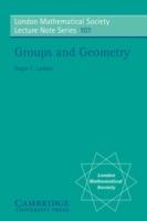 Groups and Geometry - Roger C. Lyndon - cover