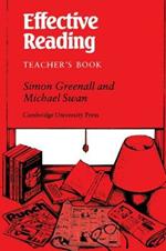 Effective Reading Teacher's book: Reading Skills for Advanced Students