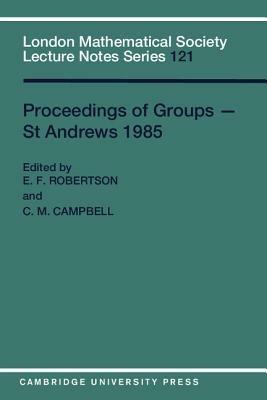 Proceedings of Groups - St. Andrews 1985 - cover
