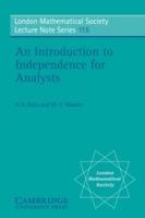 An Introduction to Independence for Analysts - H. G. Dales,W. H. Woodin - cover