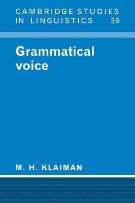 Grammatical Voice - M. H. Klaiman - cover