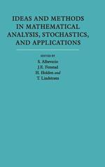 Ideas and Methods in Mathematical Analysis, Stochastics, and Applications: Volume 1: In Memory of Raphael Høegh-Krohn