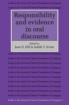 Responsibility and Evidence in Oral Discourse - cover