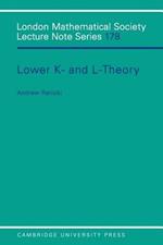 Lower K- and L-theory