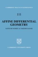 Affine Differential Geometry: Geometry of Affine Immersions - Katsumi Nomizu,Takeshi Sasaki - cover