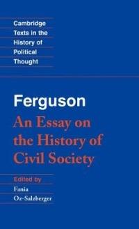 Ferguson: An Essay on the History of Civil Society - Adam Ferguson - cover