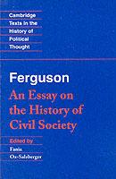 Ferguson: An Essay on the History of Civil Society - Adam Ferguson - cover