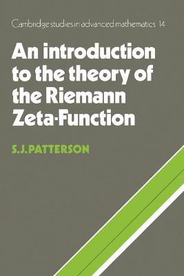 An Introduction to the Theory of the Riemann Zeta-Function - S. J. Patterson - cover