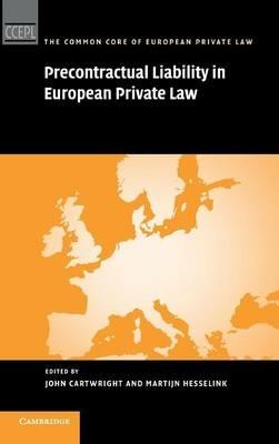 Precontractual Liability in European Private Law - cover
