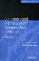 Common Legal Framework for Takeover Bids in Europe - cover