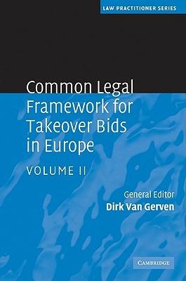 Common Legal Framework for Takeover Bids in Europe - cover