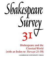 Shakespeare Survey - cover