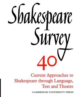 Shakespeare Survey - cover