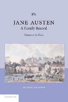 Jane Austen: A Family Record - Deirdre Le Faye - cover