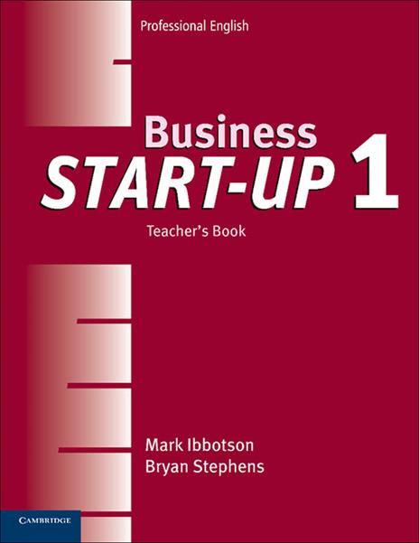 Business Start-Up 1 Teacher's Book - Mark Ibbotson,Bryan Stephens - cover