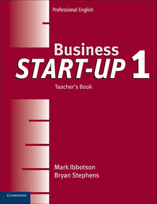 Business Start-Up 1 Teacher's Book - Mark Ibbotson,Bryan Stephens - 4