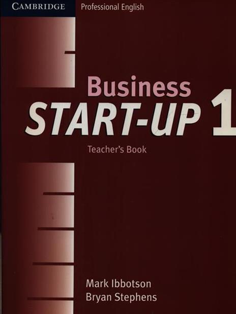 Business Start-Up 1 Teacher's Book - Mark Ibbotson,Bryan Stephens - 3