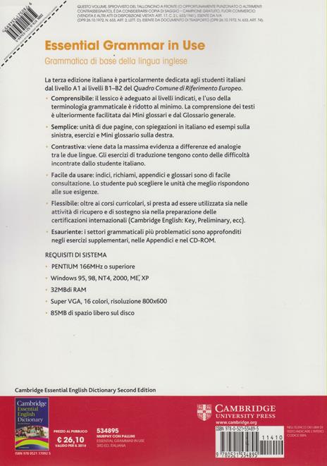  Essential grammar in use. Without answers. Ediz. italiana. Per le Scuole superiori. Con CD-ROM - 2