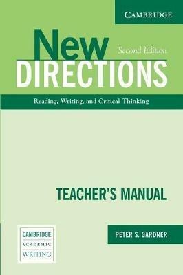 New Directions Teacher's Manual: An Integrated Approach to Reading, Writing, and Critical Thinking - Peter S. Gardner - cover