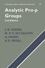 Analytic Pro-P Groups