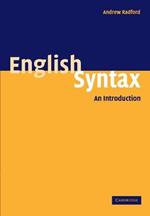 English Syntax: An Introduction