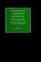 Thomas Wright's Political Songs of England: From the Reign of John to that of Edward II - Thomas Wright - cover