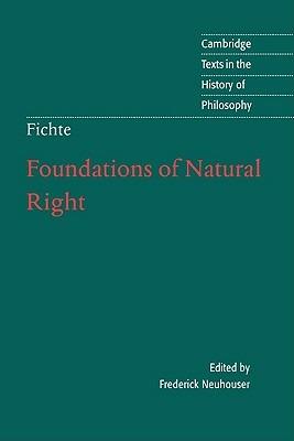 Foundations of Natural Right - J. G. Fichte - cover