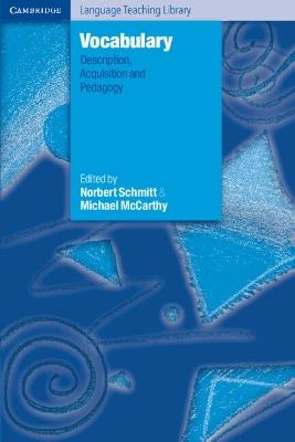 Vocabulary: Description, Acquisition and Pedagogy - cover
