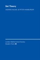 Set Theory - Andras Hajnal,Peter Hamburger - cover