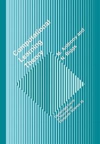 Computational Learning Theory - M. H. G. Anthony,N. Biggs - cover
