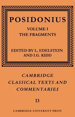 Posidonius: Volume 1, The Fragments - Posidonius - cover