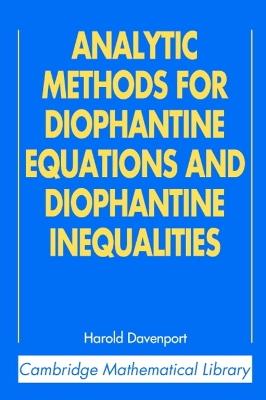 Analytic Methods for Diophantine Equations and Diophantine Inequalities - H. Davenport - cover