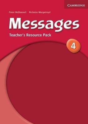 Messages 4 Teacher's Resource Pack - Peter McDonnell,Nicholas Murgatroyd - cover