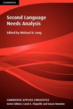Second Language Needs Analysis