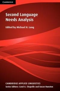 Second Language Needs Analysis - cover