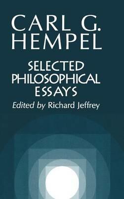 Selected Philosophical Essays - Carl G. Hempel - cover